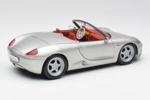 Porsche Boxster 986 Hopea Maisto 1:18 37800-M3 Metalli — kuva 3 / 8