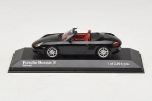 Porsche Boxster 986 S Musta Minichamps 1:43 400062070 Metalli