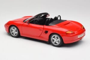 Porsche Boxster S 986 Guards Punainen UT Models 1:18 27861-M1 Metalli — kuva 7 / 8