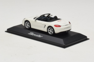 Porsche Boxster 981 Valkoinen Minichamps 1:43 WAP0202000D Metalli — kuva 3 / 5