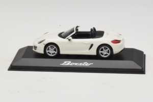 Porsche Boxster 981 Valkoinen Minichamps 1:43 WAP0202000D Metalli