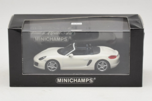 Porsche Boxster 981 Valkoinen Minichamps 1:43 WAP0202000D-R1 Metalli — kuva 4 / 4
