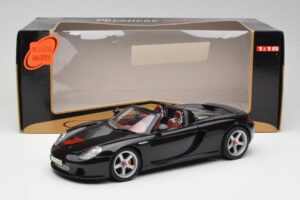 Porsche Carrera GT Musta Maisto 1:18 36665 Metalli — kuva 8 / 8