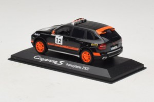Porsche Cayenne S #12 Transsyberia 2007 Musta Oranssi Minichamps 1:43 WAP02000918 Metalli — kuva 3 / 5