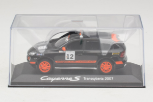 Porsche Cayenne S #12 Transsyberia 2007 Musta Oranssi Minichamps 1:43 WAP02000918 Metalli — kuva 4 / 5