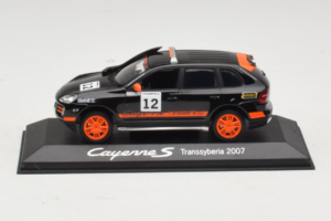 Porsche Cayenne S #12 Transsyberia 2007 Musta Oranssi Minichamps 1:43 WAP02000918 Metalli