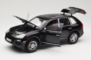 Porsche Cayenne Turbo 957 Musta Norev 1:18 WAP02112317 Metalli — kuva 2 / 8