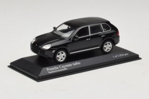 Porsche Cayenne 955 Turbo Black Metallic Minichamps 1:43 400061080 Metalli — kuva 2 / 5