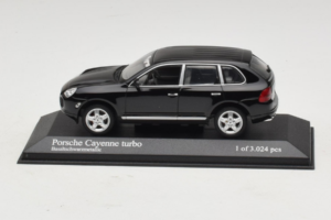 Porsche Cayenne 955 Turbo Black Metallic Minichamps 1:43 400061080 Metalli