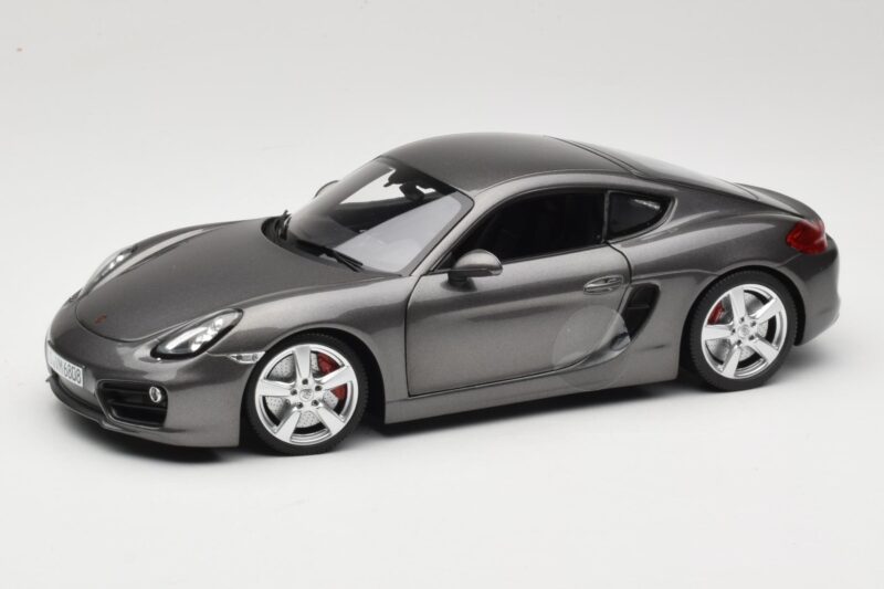 Porsche Cayman 981 S Harmaa Minichamps 1:18 WAP0210070D Metalli