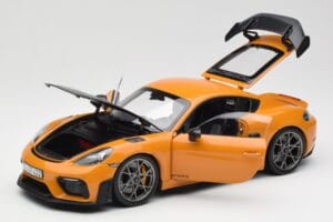 Porsche Cayman GT4 RS 982 Weissach Package Bahama Yellow Norev 1:18 187252 Metalli — kuva 2 / 8