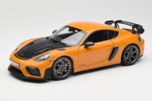 Porsche Cayman GT4 RS 982 Weissach Package Bahama Yellow Norev 1:18 187252 Metalli