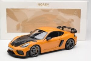 Porsche Cayman GT4 RS 982 Weissach Package Bahama Yellow Norev 1:18 187252 Metalli — kuva 8 / 8