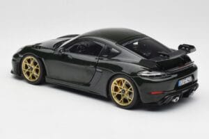 Porsche Cayman GT4 RS 982 Weissach Package Brewster Green Norev 1:18 187250 Metalli — kuva 7 / 8