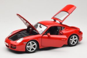 Porsche Cayman S 987.2 Punainen Maisto 1:18 31122 Metalli — kuva 2 / 8