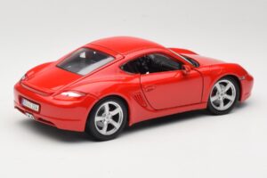 Porsche Cayman S 987.2 Punainen Maisto 1:18 31122 Metalli — kuva 3 / 8