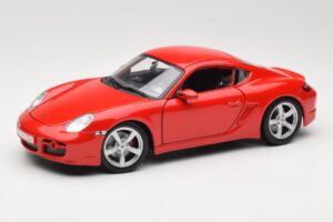 Porsche Cayman S 987.2 Punainen Maisto 1:18 31122 Metalli