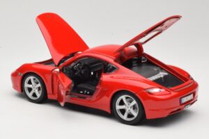 Porsche Cayman S 987.2 Punainen Maisto 1:18 31122 Metalli — kuva 5 / 8