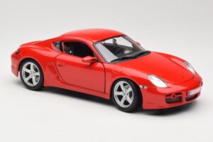 Porsche Cayman S 987.2 Punainen Maisto 1:18 31122 Metalli — kuva 6 / 8