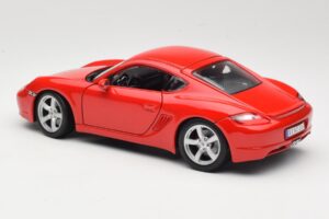 Porsche Cayman S 987.2 Punainen Maisto 1:18 31122 Metalli — kuva 7 / 8