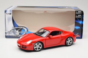 Porsche Cayman S 987.2 Punainen Maisto 1:18 31122 Metalli — kuva 8 / 8