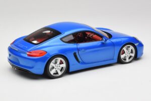 Porsche Cayman 981 S Aqua Sininen Metallic Minichamps 1:18 110062221 Metalli — kuva 3 / 8