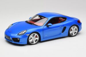 Porsche Cayman 981 S Aqua Sininen Metallic Minichamps 1:18 110062221 Metalli