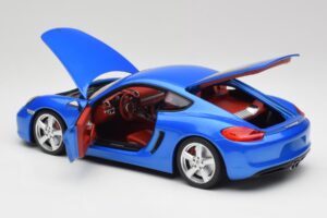 Porsche Cayman 981 S Aqua Sininen Metallic Minichamps 1:18 110062221 Metalli — kuva 5 / 8