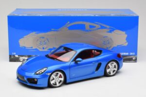 Porsche Cayman 981 S Aqua Sininen Metallic Minichamps 1:18 110062221 Metalli — kuva 8 / 8