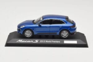 Porsche Macan 95B S Sininen World Premiere Minichamps 1:43 WAP0201550E Metalli