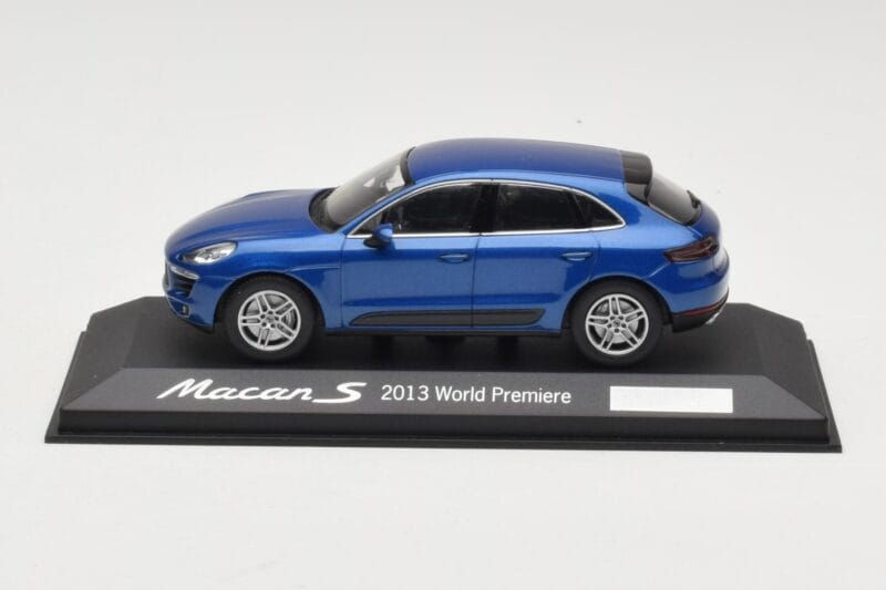 Porsche Macan 95B S Sininen World Premiere Minichamps 1:43 WAP0201550E Metalli