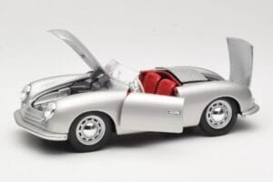 Porsche No. 1 Typ 356 Roadster Hopea Maisto 1:18 50324 Metalli — kuva 2 / 8