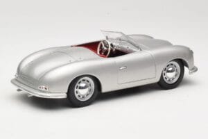 Porsche No. 1 Typ 356 Roadster Hopea Maisto 1:18 50324 Metalli — kuva 3 / 8