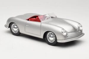 Porsche No. 1 Typ 356 Roadster Hopea Maisto 1:18 50324 Metalli — kuva 6 / 8
