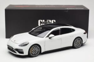 Porsche Panamera 971 Turbo S Valkoinen Metallic Minichamps 1:18 113061074 Metalli — kuva 8 / 8