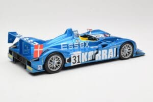 Porsche RS Spyder LMP2 #31 Team Essex C. Elgaard / J. Nielsen / K. Poulsen 24 Hours of Le Mans 2008 Norev 1:18 187519 Metalli — kuva 2 / 6