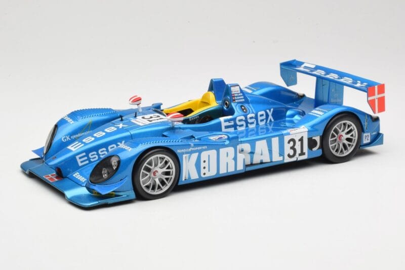 Porsche RS Spyder LMP2 #31 Team Essex C. Elgaard / J. Nielsen / K. Poulsen 24 Hours of Le Mans 2008 Norev 1:18 187519 Metalli