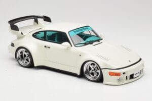 Porsche RWB 911 964 Flat Nose Grand Prix White GT Spirit 1:18 GT506 Hartsi — kuva 4 / 6