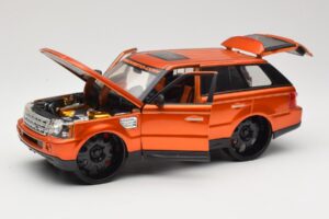 Range Rover Sport L320 Oranssi Maisto 1:18 31081 Metalli — kuva 2 / 8