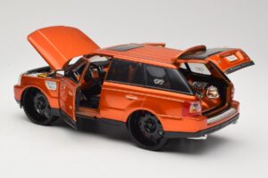 Range Rover Sport L320 Oranssi Maisto 1:18 31081 Metalli — kuva 5 / 8