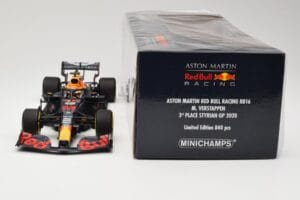 Red Bull Racing RB16 #33 M. Verstappen 3rd Place Styrian GP 2020 Minichamps 1:18 110200233 Metalli — kuva 6 / 6