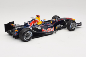 Red Bull RB1 Cosworth #14 D. Coulthard Red Bull Racing Showcar 2005 Minichamps 1:18 100050084 Metalli — kuva 2 / 7