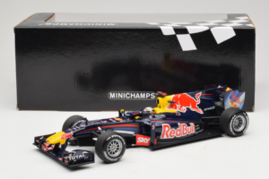 Red Bull RB6 Renault #5 S. Vettel Red Bull Racing Brazilian Grand Prix Winner 2010 Minichamps 1:18 110100205 Metalli — kuva 6 / 7