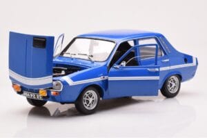 Renault 12 Gordini Ilman Puskureita Bleu de France Norev 1:18 185248 Metalli — kuva 2 / 8