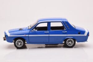 Renault 12 Gordini Ilman Puskureita Bleu de France Norev 1:18 185248 Metalli — kuva 4 / 8