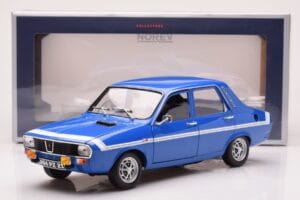 Renault 12 Gordini Ilman Puskureita Bleu de France Norev 1:18 185248 Metalli — kuva 8 / 8
