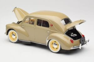 Renault 4CV Berline Gris Ardoise Solido 1:18 8059 Metalli — kuva 5 / 8