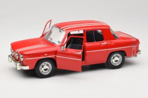 Renault 8 Gordini Punainen Solido 1:18 9018-M1 Metalli — kuva 2 / 8