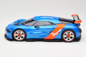 Alpine A110-50 Sininen & Oranssi Norev 1:18 185147 Metalli — kuva 3 / 6
