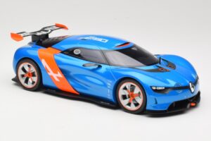 Alpine A110-50 Sininen & Oranssi Norev 1:18 185147 Metalli — kuva 4 / 6